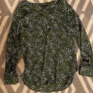 Banana Republic long sleeve floral work/dress shirt